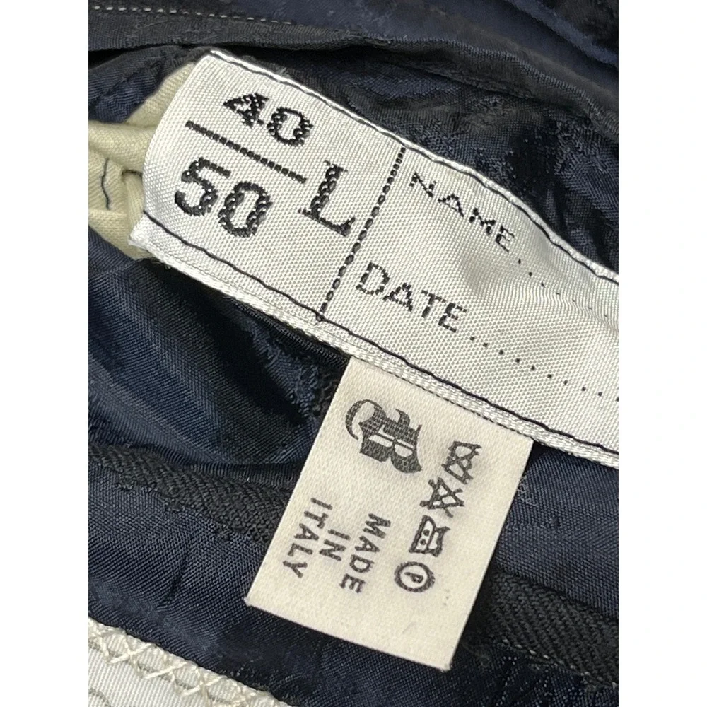BRIONI Blazer Sport Coat 40L Blue‎ Pinstripe Wool Italy Luxury Professional